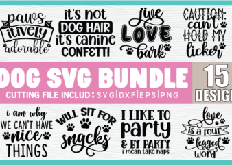 Dog Svg Bundle