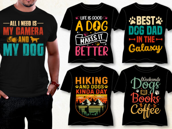 Dog t-shirt design bundle