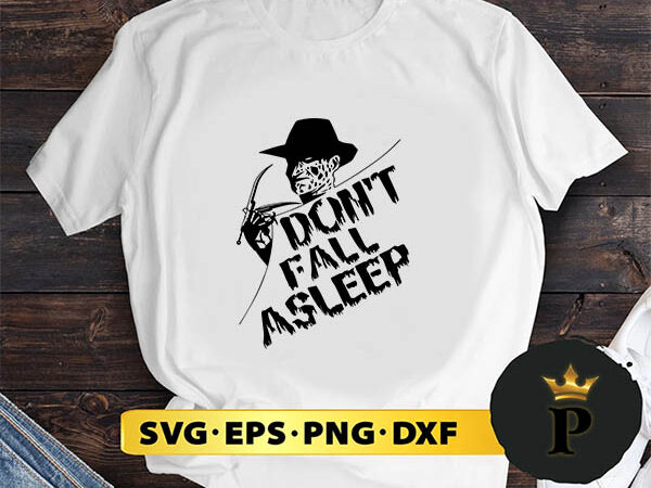 Don’t fall asleep freddy svg, halloween silhouette svg, halloween svg, witch svg, halloween ghost svg, halloween clipart, pumpkin svg files, halloween svg png graphics