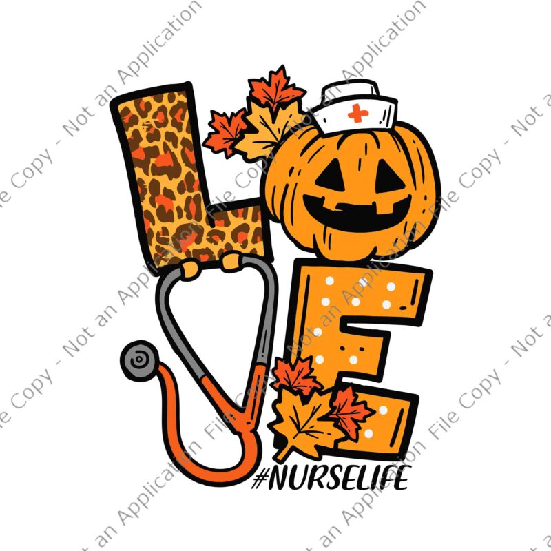 Leopard Pumpkin Nurse Halloween Fall Scrub Top Svg, Nurselife Halloween Svg, Nurse Svg