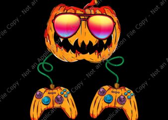 Jack O Lantern Gamer Halloween Png, Jack O Lantern Gamer Png, Gamer Halloween Png, Halloween png, Jack O Lantern Png