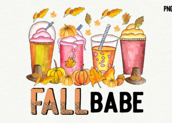 Fall Baby Coffee Sublimation