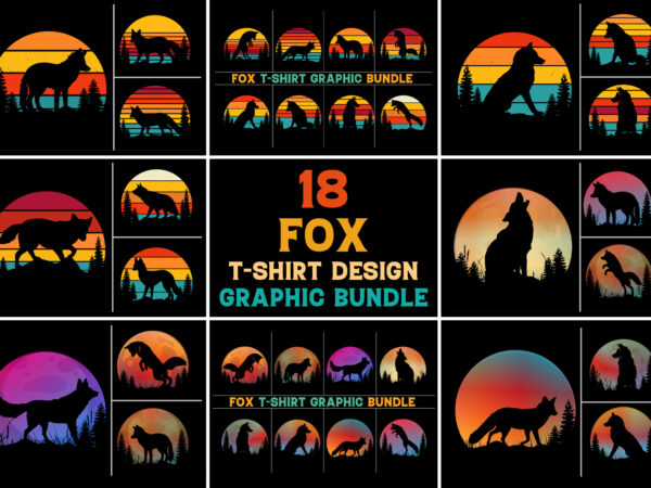 Fox retro vintage sunset t-shirt design graphic background bundle,fox,fox t-shirt design graphic,fox retro vintage sunset,fox sunset t-shirt graphic vector,fox sunset t-shirt design.t-shirt design vector,t-shirt design graphic,fox silhouette,fox vector,fox tshirt,fox t-shirt