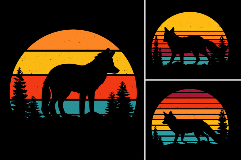 Fox Retro Vintage Sunset T-Shirt Design Graphic Background Bundle,Fox,Fox T-Shirt Design Graphic,Fox Retro Vintage Sunset,Fox Sunset T-Shirt Graphic Vector,Fox Sunset T-Shirt Design.T-Shirt Design Vector,T-Shirt Design Graphic,Fox Silhouette,Fox Vector,Fox TShirt,Fox T-Shirt