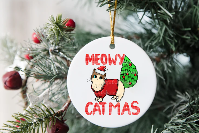 Meowy catmas Sublimation