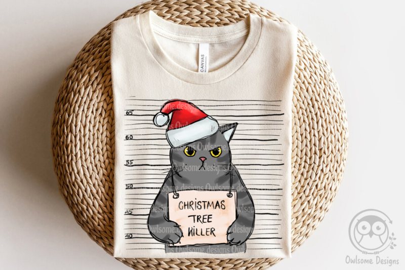 Funny Cat Christmas Sublimation Bundle
