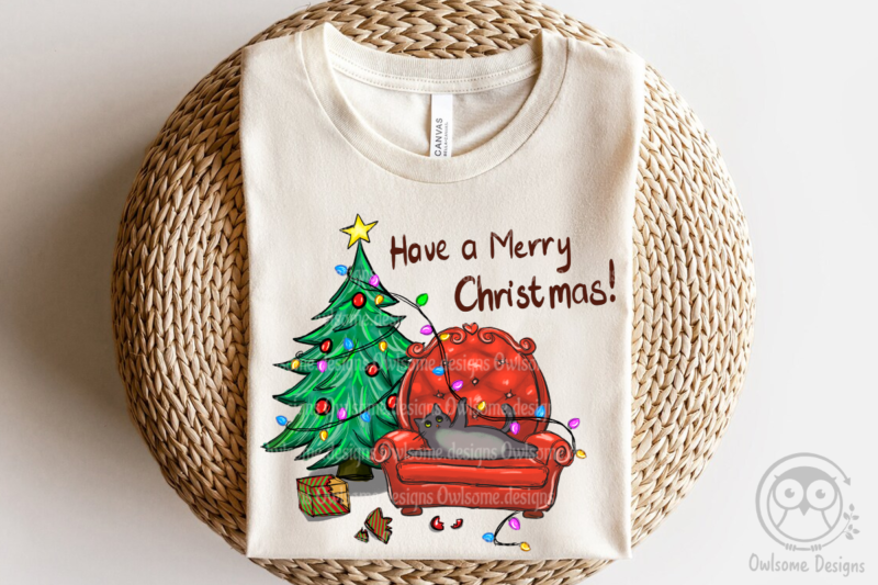 Funny Cat Christmas Sublimation Bundle