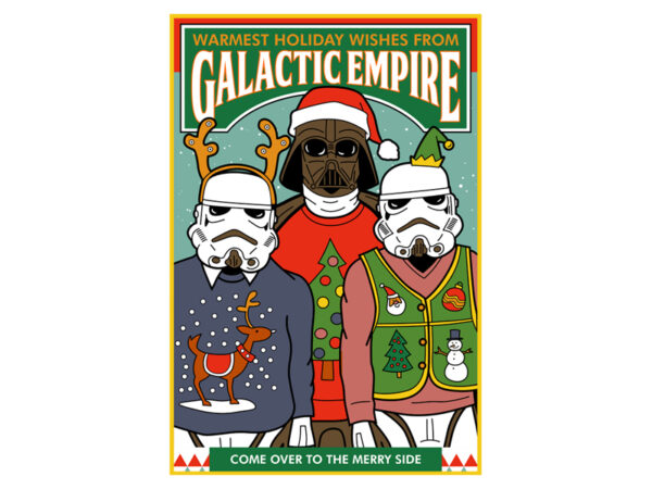 Galactic empire t shirt design template