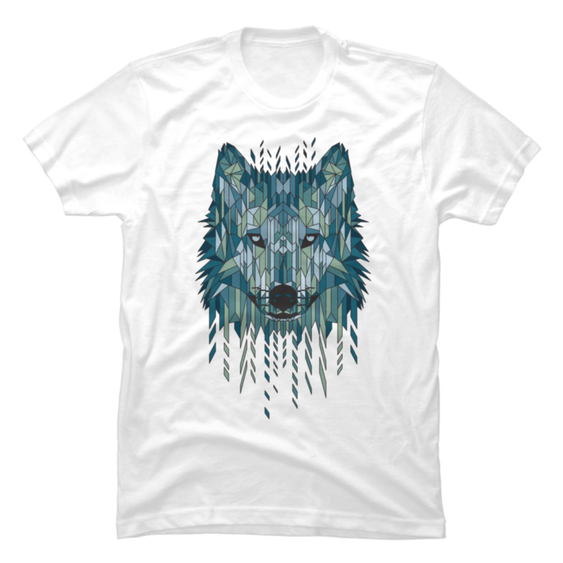 Geometric Wolf - Buy t-shirt designs