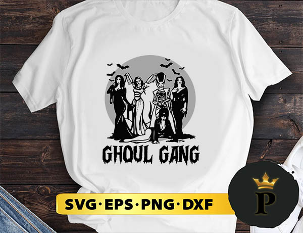 Ghoul Gang Squad Halloween svg, halloween silhouette svg, halloween svg, witch svg, halloween ghost svg, halloween clipart, pumpkin svg files, halloween svg png graphics