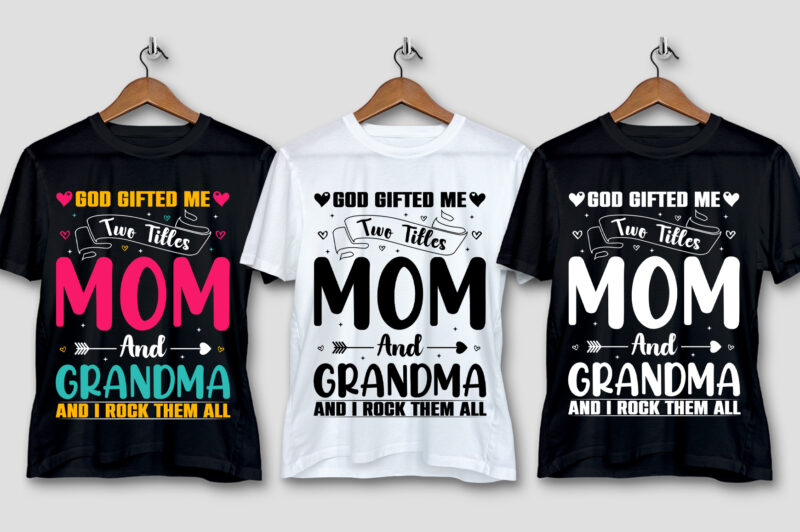 Grandma T-Shirt Design Bundle