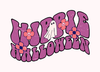 Happy Halloween t-shirt design template easy to print all-purpose for man, women, and children