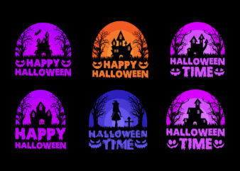 halloween t shirt design bundle