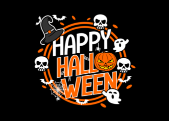 HAPPY HALLOWEEN graphic t shirt