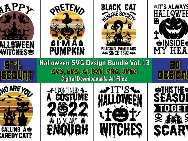 Halloween t-shirt design bundle vol. 13, halloween,halloween t-shirt, halloween design,halloween svg,halloween t-shirt, halloween t-shirt design, halloween svg bundle, halloween clipart bundle, halloween cut file, halloween clipart vectors, halloween clipart svg,