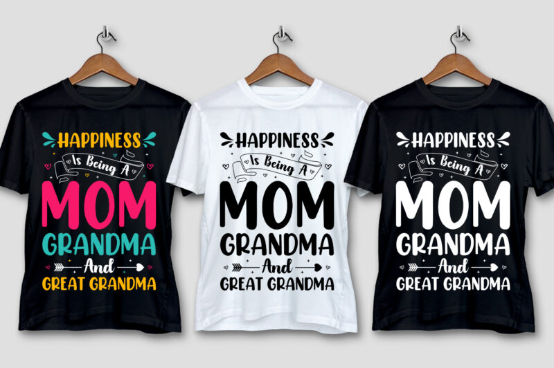 Grandma T-Shirt Design Bundle