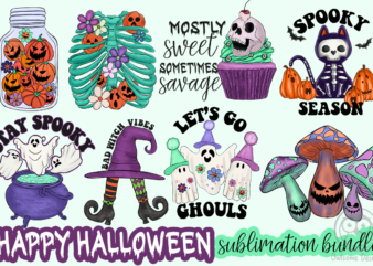 Happy Halloween sublimation bundle