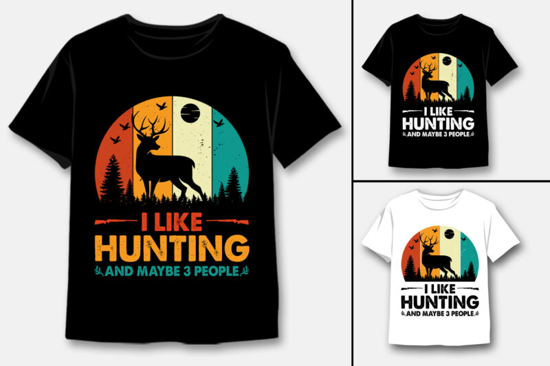 Hunting T-Shirt Design Bundle