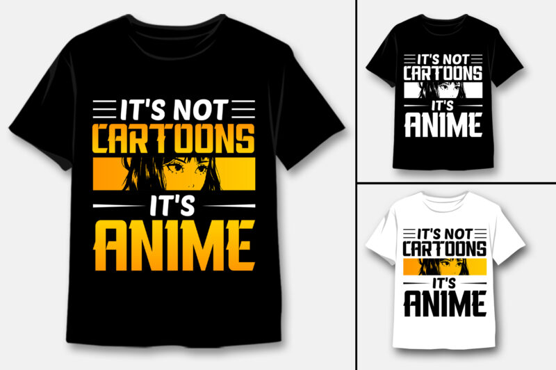 Anime T-Shirt Design Bundle