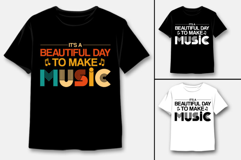 Music T-Shirt Design Bundle