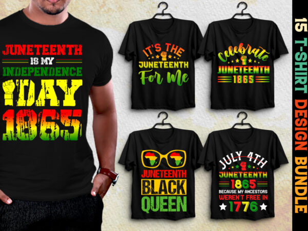 Juneteenth t-shirt design bundle