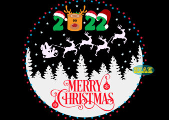 Christmas 2022 Decoration, Merry Christmas 2022 Svg, Merry Christmas Svg, Christmas Svg, Christmas Tree Svg, Christmas, Noel, Noel Scene, Christmas Holiday, Merry Holiday, Xmas Svg