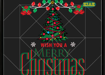 Wish You A Merry Christmas Svg, Christmas Tree Png, Merry Christmas Svg, Christmas Svg, Christmas Tree Svg, Noel, Noel Scene, Christmas Holiday, Merry Holiday, Xmas, Christmas Decoration, Santa Claus, Believe