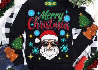 Santa Claus wearing sunglasses t shirt designs, Santa Claus Svg, Santa Svg, Merry Christmas Svg, Christmas Svg, Christmas Tree Svg, Noel, Noel Scene, Christmas Holiday, Merry Holiday, Xmas, Christmas Decoration,