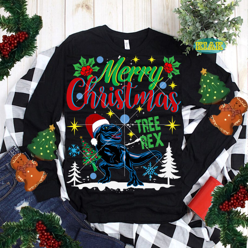 Tree Rex Christmas t shirt design, Funny Dinosaur Santa Claus Svg, Dinosaur Christmas, Christmas Svg, Christmas Tree Svg, Noel, Noel Scene, Santa Claus Svg, Santa Svg, Christmas Holiday, Merry Holiday, Xmas