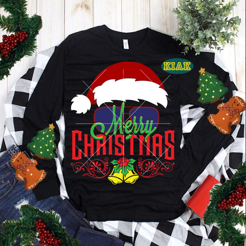 Christmas with Hats and Sunglasses SVG, Christmas Sunglasses Svg, Funny Christmas, Merry Christmas Svg, Christmas Svg, Christmas Tree Svg, Christmas, Santa Svg, Santa Claus, Noel, Noel Scene, Xmas Svg, Christmas