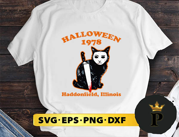 Killer Cat Halloween 1978 svg, halloween silhouette svg, halloween svg, witch svg, halloween ghost svg, halloween clipart, pumpkin svg files, halloween svg png graphics