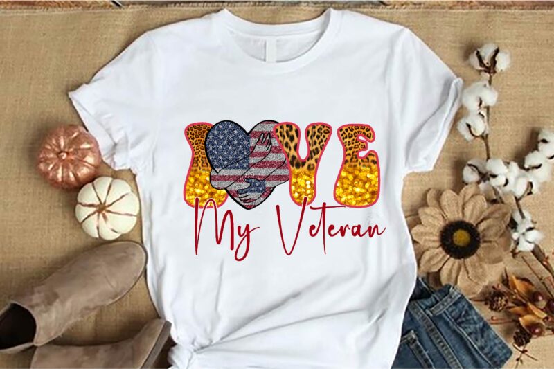 Love Veterans Sublimation T-shirt Bundle