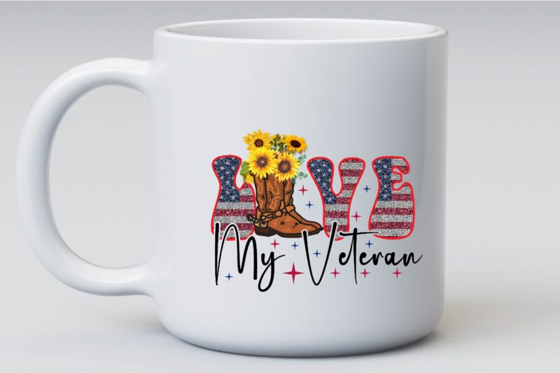 Love Veterans Sublimation T-shirt Bundle