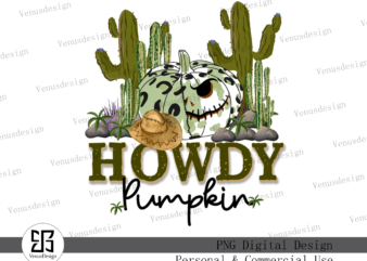 Howdy Fall Sublimation Design