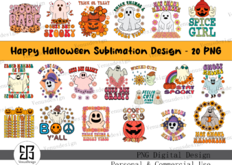 Happy Halloween Sublimation Designs