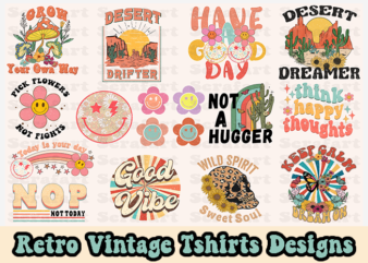 Retro Vintage Tshirts Designs