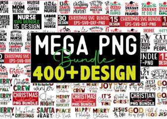 Mega Design bundle 400 PNG File