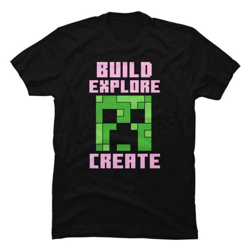 15 Minecraft png t-shirt designs bundle for commercial use part 2