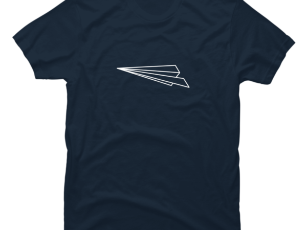 Minimal paper airplane - Take off - Buy t-shirt designs