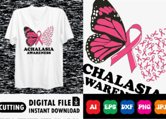 Achalasia Awareness Shirt print template