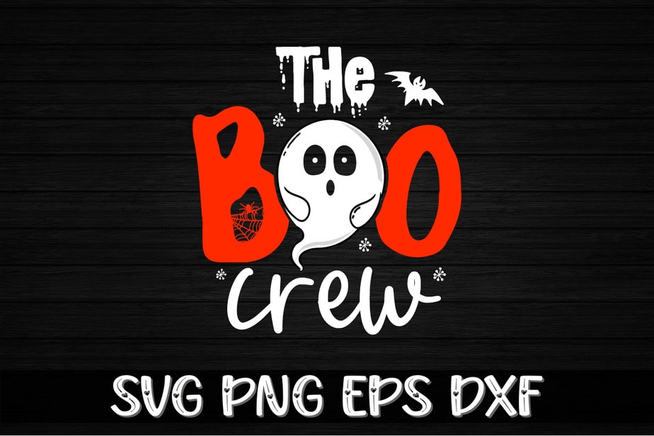 The Boo Crew Halloween Shirt Print Template - Buy t-shirt designs