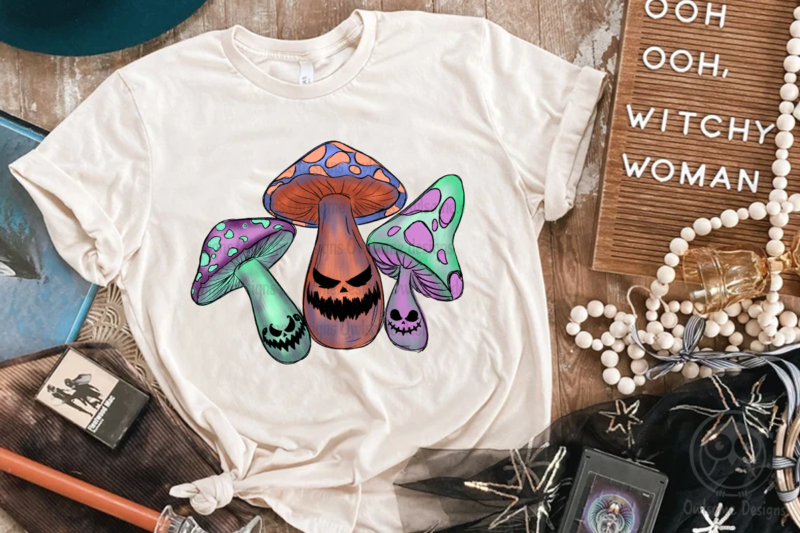 Mushroom Halloween Sublimation