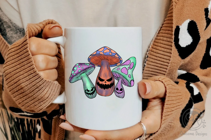 Mushroom Halloween Sublimation