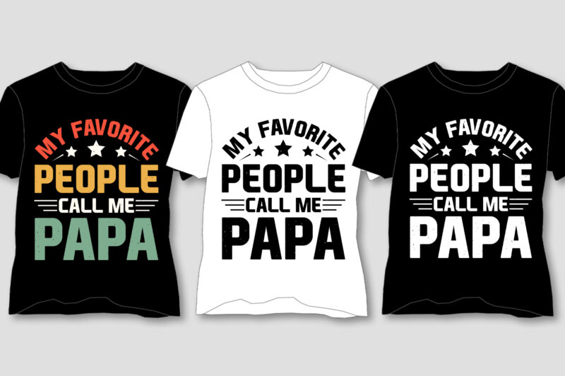 Dad T-Shirt Design Bundle