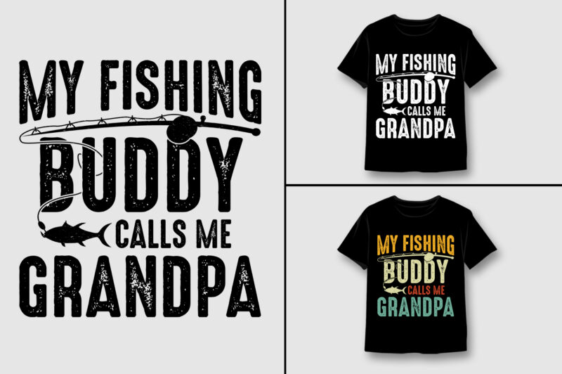 Fishing T-Shirt Design Bundle