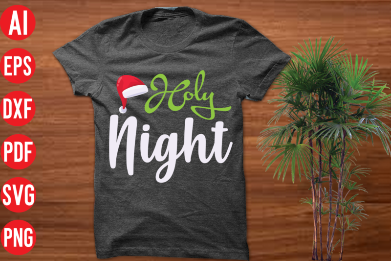 O Holy Night Christmas Tree Cut Files