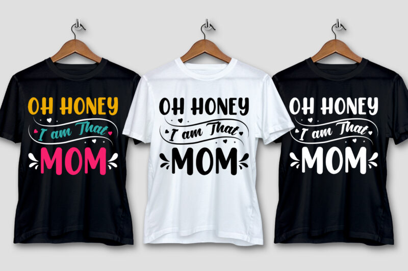 Mom T-Shirt Design Bundle