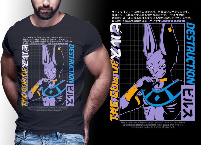 ANIME PART#5 DRAGONBALL EDITION TSHIRT DESIGNS BUNDLE