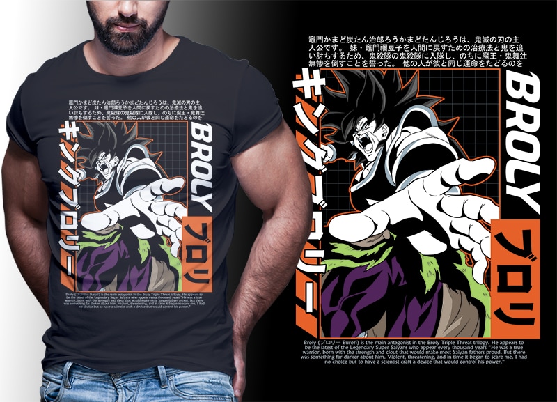 ANIME PART#5 DRAGONBALL EDITION TSHIRT DESIGNS BUNDLE