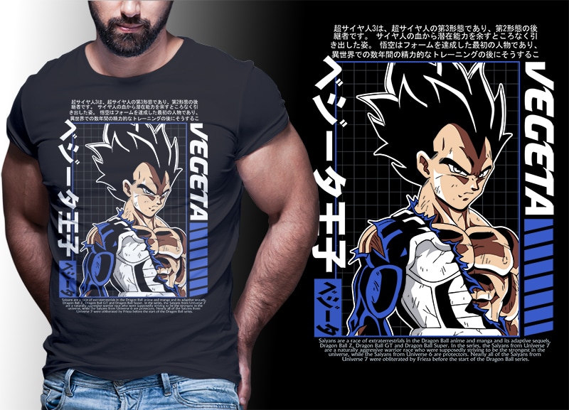 ANIME PART#5 DRAGONBALL EDITION TSHIRT DESIGNS BUNDLE